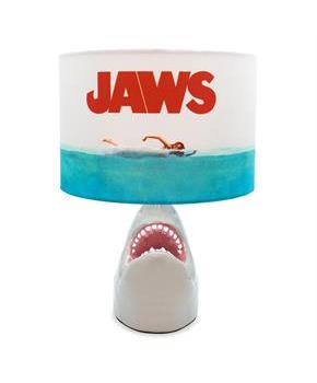 JAWS Classic Movie Poster Desk Lamp With Shark Figural Sculpt | 13 Inches Tall