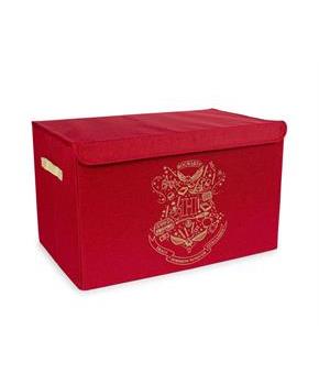 Harry Potter Hogwarts Collapsible Storage Bin Organizer with Lid | 15 x 24 Inches