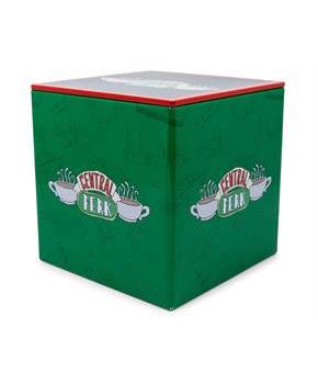 Friends Central Perk Tin Storage Box Cube Organizer with Lid | 4 Inches