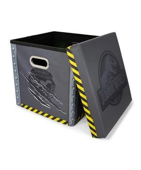 Jurassic World Foldable Storage Bin Cube Organizer with Lid | 15 Inches