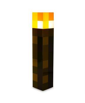 Minecraft Brown Stone Torch Plug-In Nightlight with Auto Dusk to Dawn Sensor