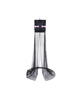 Minecraft Enderman Kids Bed Canopy for Ceiling, Hanging Curtain Netting