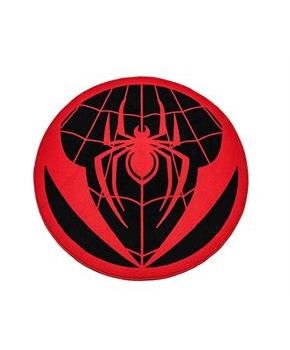 Marvel Spider-Man Miles Morales Chest Logo Round Printed Area Rug | 52 Inches