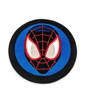 Marvel Spider-Man Miles Morales Mask Round Printed Area Rug | 52 Inches