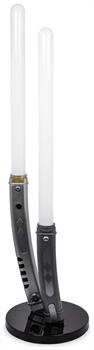 Star Wars Ahsoka Tano Dual Lightsabers Desktop LED Mood Light | 23 Inches Tall