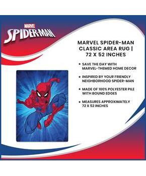 Marvel Spider-Man Classic Area Rug | 72 x 52 Inches
