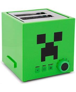 Minecraft Green Creeper Toaster