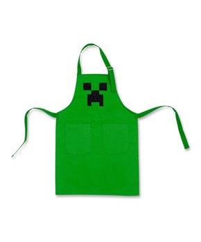 Minecraft Green Creeper Youth Kitchen Cooking Apron