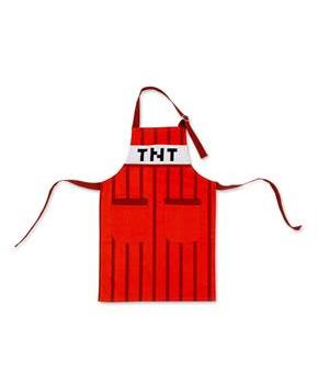 Minecraft Red TNT Youth Kitchen Cooking Apron
