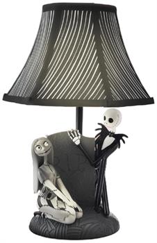 Tim Burton's The Nightmare Before Christmas Jack And Sally 15 Inch Table Lamp