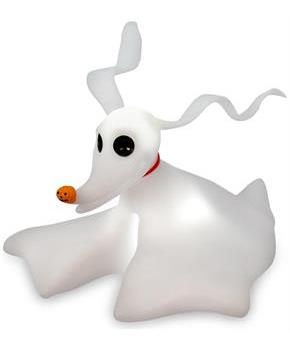 Disney Nightmare Before Christmas Zero Figural LED Mood Light | 8 Inches Tall