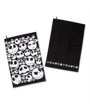 Disney The Nightmare Before Christmas Jack Skellington Faces Kitchen Towel Set