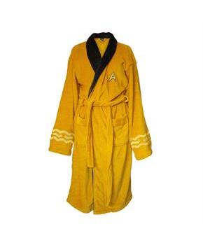 Star Trek Captain Kirk Bathrobe for Adults | One Size Fits Most