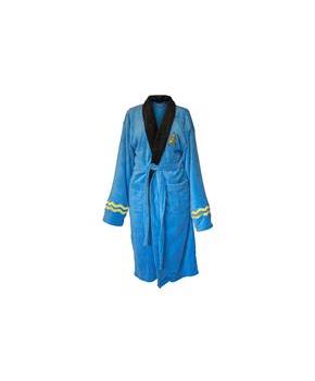 Star Trek Spock Fleece Bathrobe for Adults | One Size Fits Most