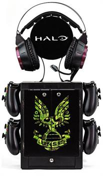 Halo Game Locker, Controller Holder, and Headset Stand