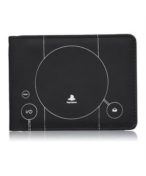PlayStation PS1 Console Men's Bi-Fold Wallet Black