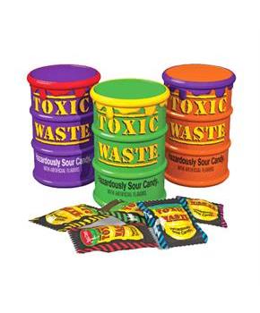 Toxic Waster Sour Candy Drum | Mystery Flavor