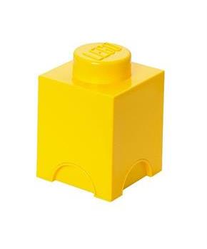 LEGO Storage Brick 1, Bright Yellow