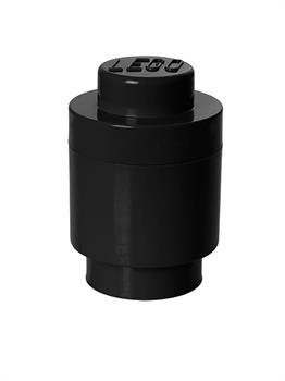 LEGO Round Storage Brick 1, Black