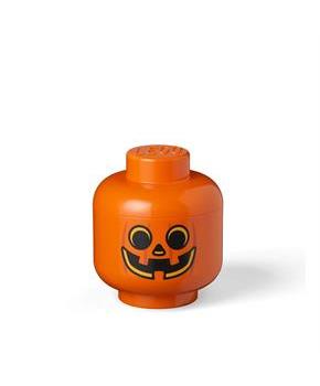 LEGO Small Storage Head | Pumpkin | Orange
