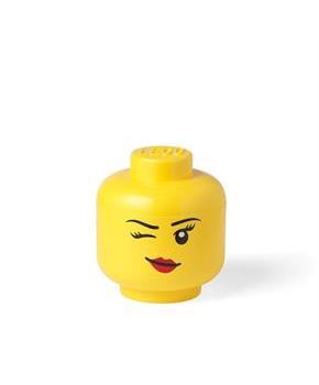 LEGO Small Storage Head | Winky | Yellow