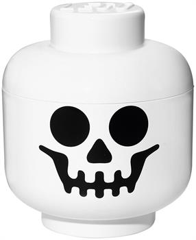 LEGO Large 9 x 10 Inch Plastic Storage Head | Skeleton