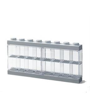 LEGO Minifigure 16 Compartment Display Case | Grey