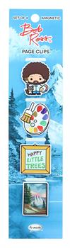 Bob Ross Magnetic Page Clip Bookmarks | Set of 4