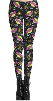 Big Bang Theory Braniac Bazinga Leggings Adult