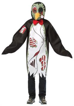 Zombie Penguin Costume Tunic Adult