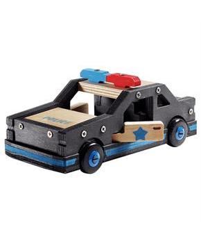 Stanley Jr. Police Car Large DIY Wood Building Kit