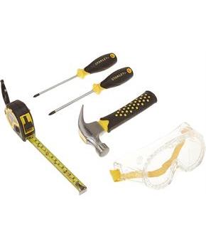 Stanley Jr. 5 Piece Tool Set | Real Tools for Kids