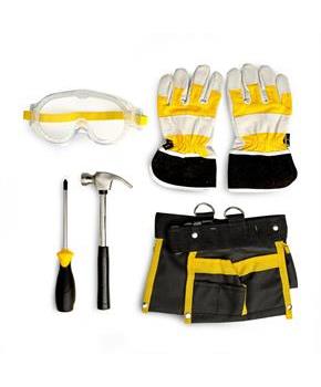 Stanley Jr. 5 Piece Tool Set | Real Tools for Kids