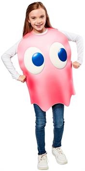 Pac-Man Pinky Ghost Child Costume | One Size