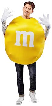 M & M Yellow Adult Costume | One Size