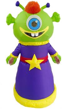 Space Alien Adult Inflatable Costume | One Size