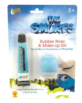 The Smurfs Rubber Nose and Makeup Kit