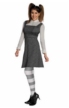 Frankenweenie Elsa Van Helsing Dress and Tights Costume Adult