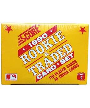 MLB 1990 Score Rookie and Traded Baseball Sealed Set with Frank Thomas
