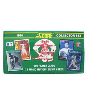 MLB 1991 Score Baseball Card Factory Sealed Collectors Set