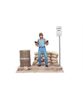 Chuck Norris Invasion USA 7 Inch Matt Hunter Figure with Diorama