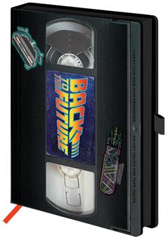 Back To The Future VHS Hard Cover Notebook