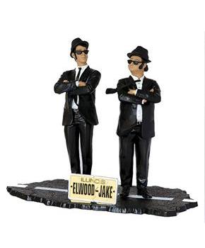 The Blues Brothers 7-Inch Jake and Elwood SD Toys Figure Set