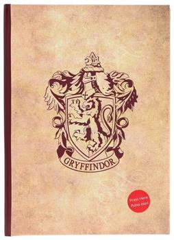 Harry Potter House Gryffindor Light-Up Hardcover Notebook