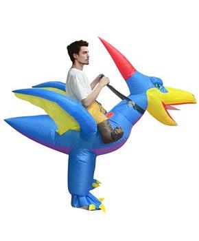 Pterodactyl Ride-In Inflatable Adult Costume | Standard
