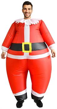 Santa Inflatable Costume w/out Hat Adult