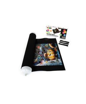 Jigsaw Puzzle Roll Up Felt Mat Storage Saver | Large 46"x26" | Fits 1500 Pieces