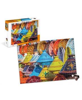 Street Scenery Colorful Pottery 500 Piece Jigsaw Puzzle