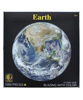 Earth 1000 Piece Round Jigsaw Puzzle