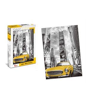 Collected Colors New York Taxi 1000 Piece Jigsaw Puzzle